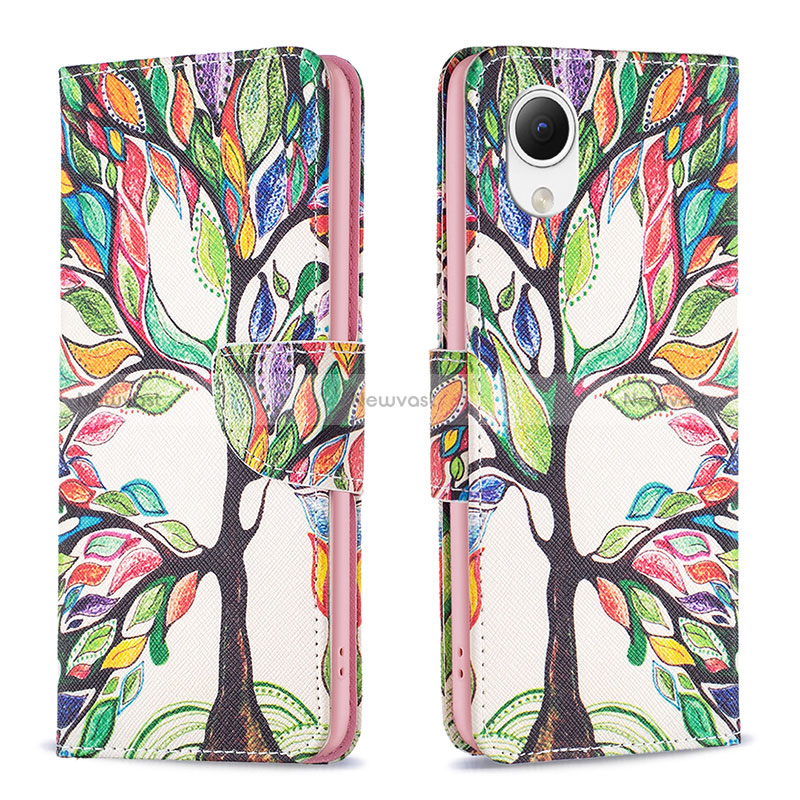 Leather Case Stands Fashionable Pattern Flip Cover Holder B01F for Samsung Galaxy A23 5G SC-56C