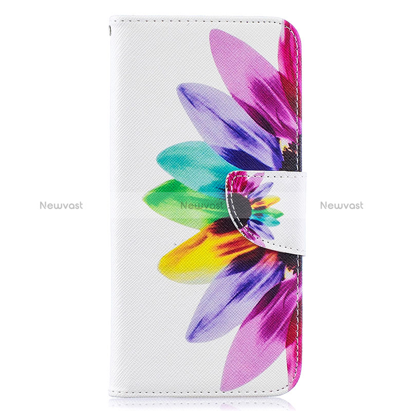 Leather Case Stands Fashionable Pattern Flip Cover Holder B01F for Samsung Galaxy A30S Mixed