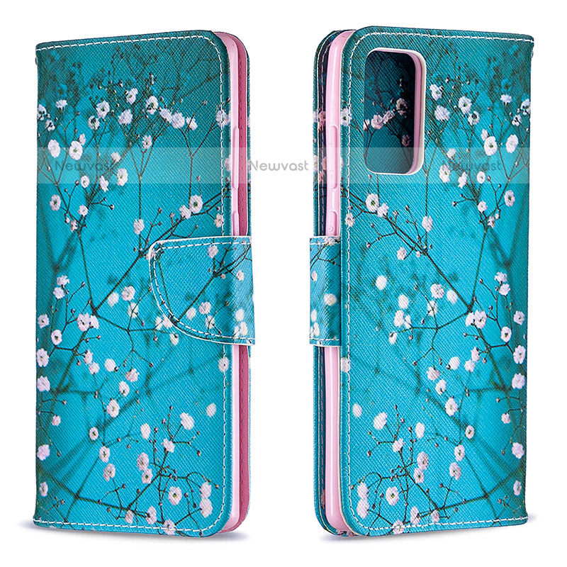 Leather Case Stands Fashionable Pattern Flip Cover Holder B01F for Samsung Galaxy Note 20 5G