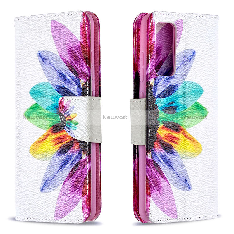 Leather Case Stands Fashionable Pattern Flip Cover Holder B01F for Samsung Galaxy S20 FE 4G Mixed