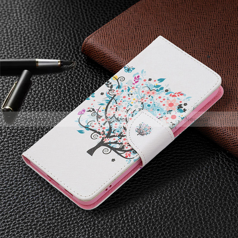 Leather Case Stands Fashionable Pattern Flip Cover Holder B01F for Samsung Galaxy S24 Plus 5G Mixed