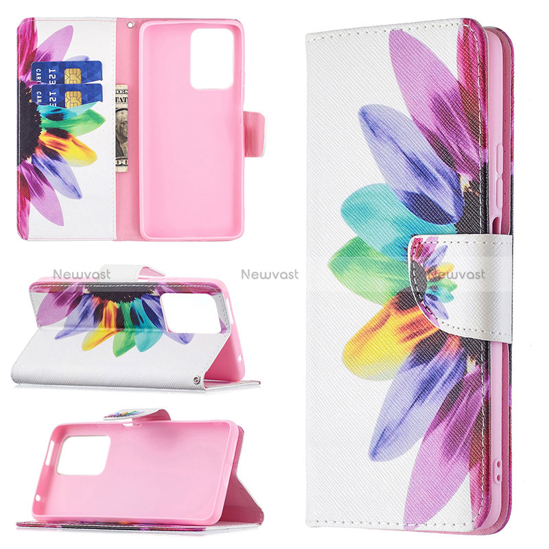 Leather Case Stands Fashionable Pattern Flip Cover Holder B01F for Xiaomi Mi 11T 5G