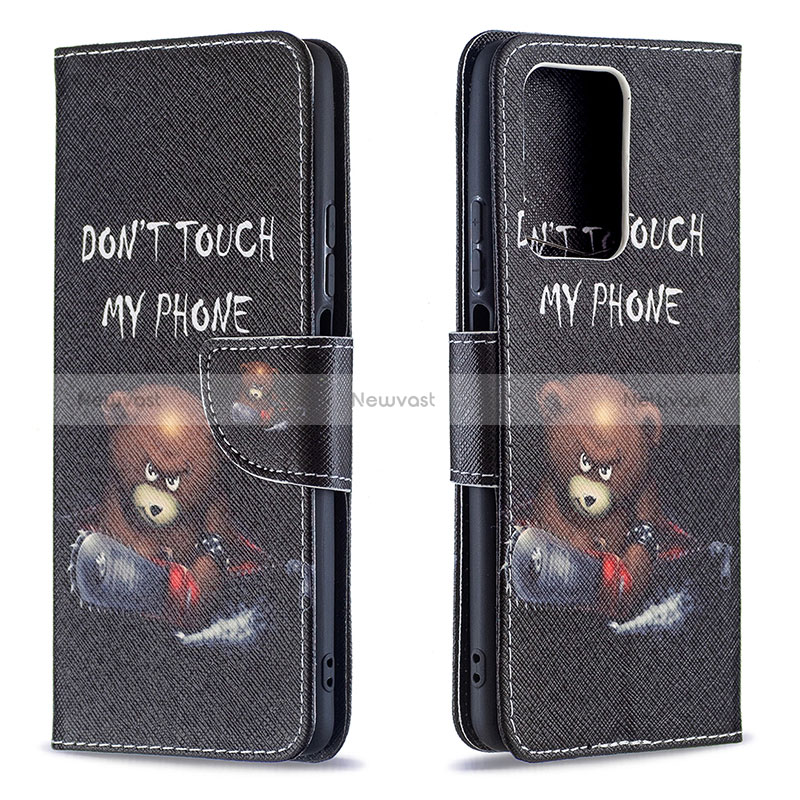 Leather Case Stands Fashionable Pattern Flip Cover Holder B01F for Xiaomi Mi 11T 5G