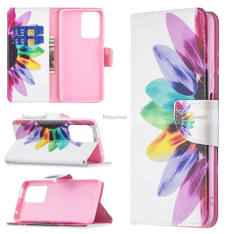 Leather Case Stands Fashionable Pattern Flip Cover Holder B01F for Xiaomi Mi 11T Pro 5G