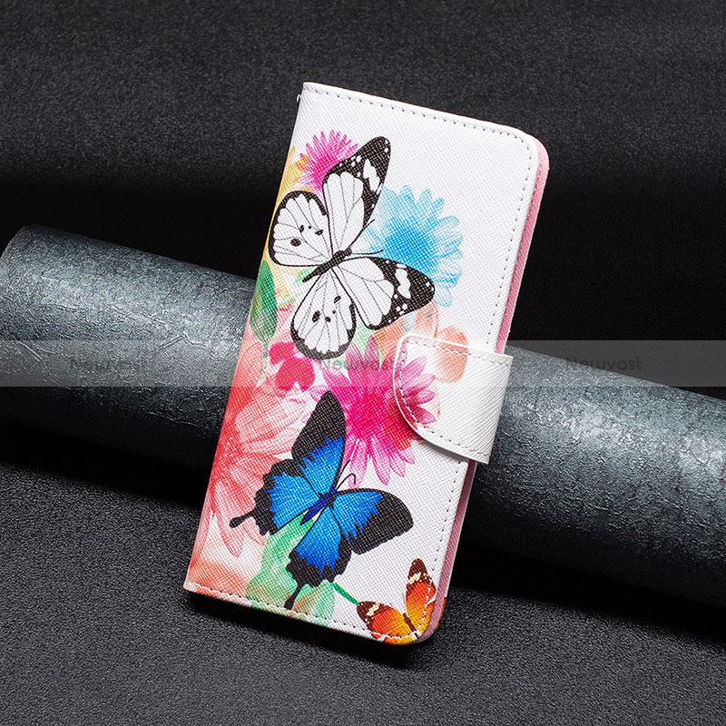 Leather Case Stands Fashionable Pattern Flip Cover Holder B01F for Xiaomi Redmi Note 12 Pro+ Plus 5G