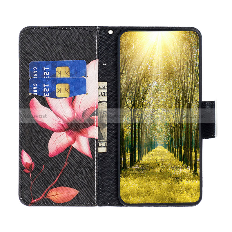 Leather Case Stands Fashionable Pattern Flip Cover Holder B03F for Samsung Galaxy A04 4G