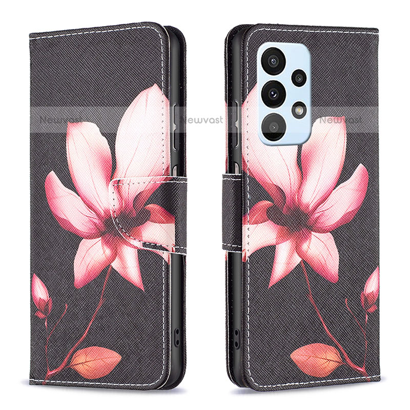 Leather Case Stands Fashionable Pattern Flip Cover Holder B03F for Samsung Galaxy A23 5G