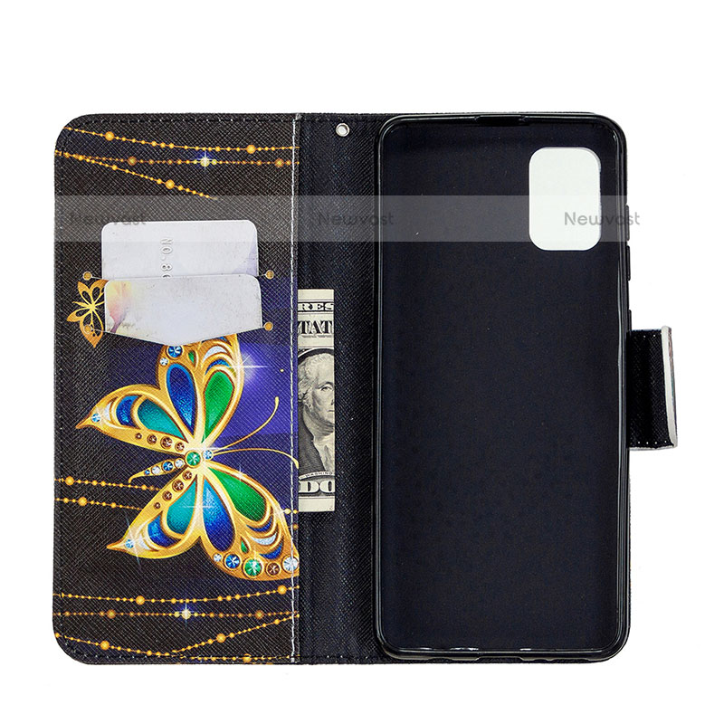 Leather Case Stands Fashionable Pattern Flip Cover Holder B03F for Samsung Galaxy A31