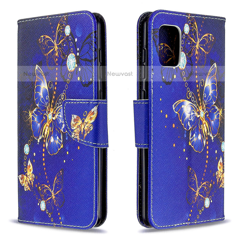Leather Case Stands Fashionable Pattern Flip Cover Holder B03F for Samsung Galaxy A31