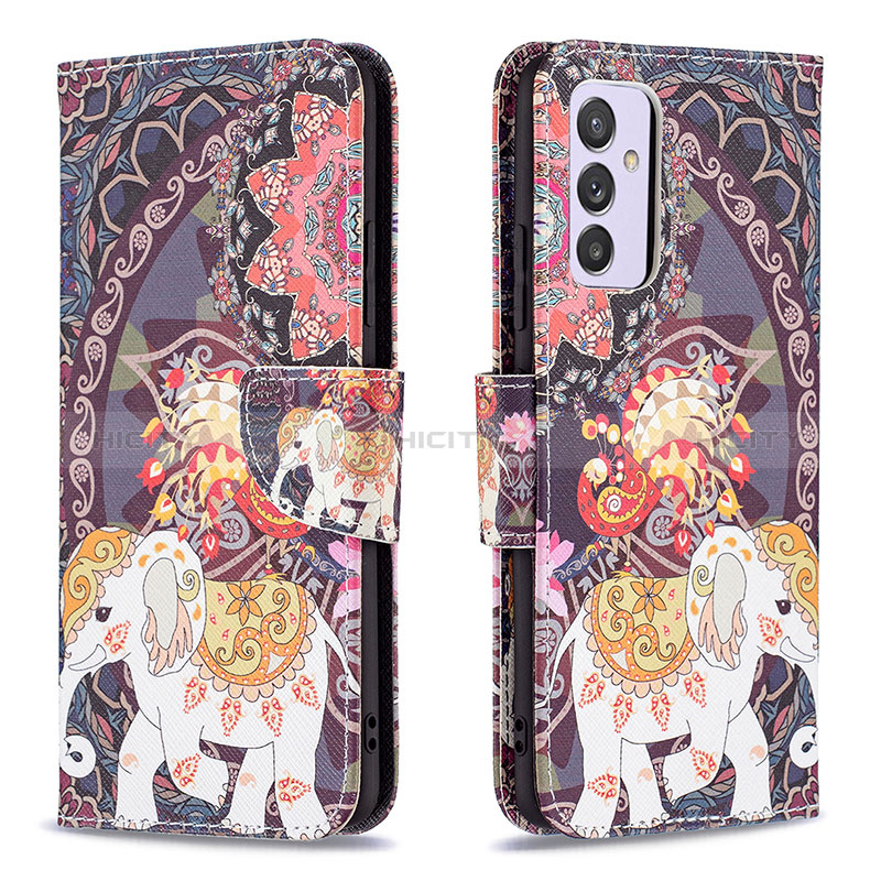 Leather Case Stands Fashionable Pattern Flip Cover Holder B03F for Samsung Galaxy A34 5G