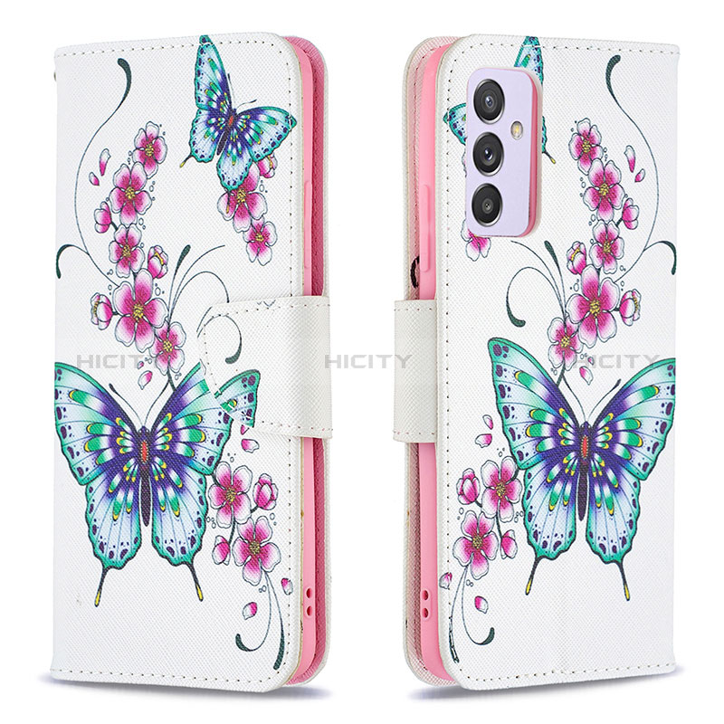 Leather Case Stands Fashionable Pattern Flip Cover Holder B03F for Samsung Galaxy A34 5G