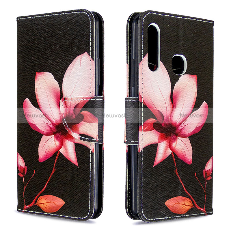 Leather Case Stands Fashionable Pattern Flip Cover Holder B03F for Samsung Galaxy A70E