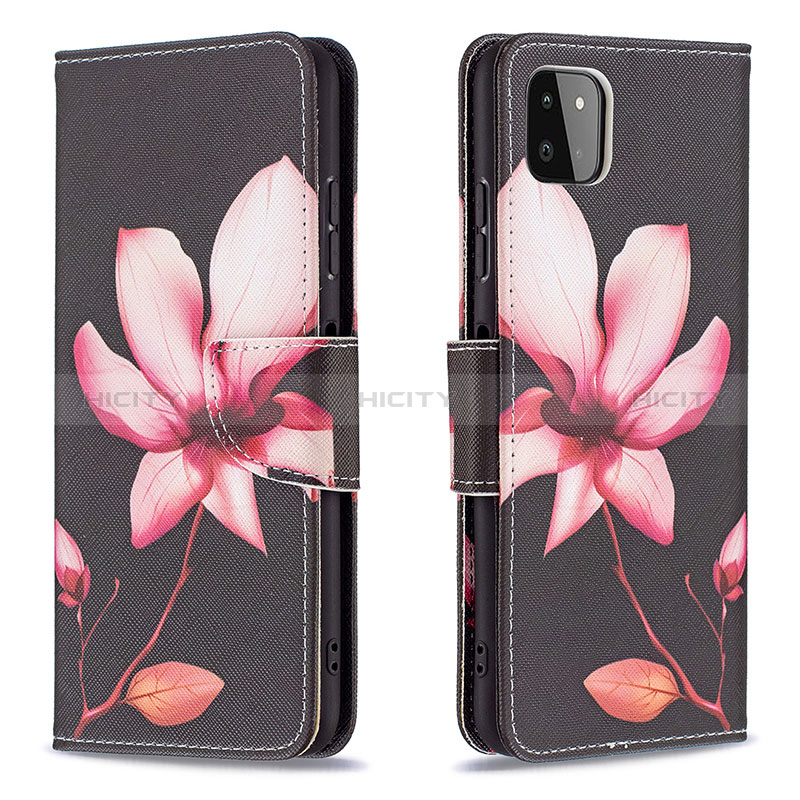 Leather Case Stands Fashionable Pattern Flip Cover Holder B03F for Samsung Galaxy F42 5G