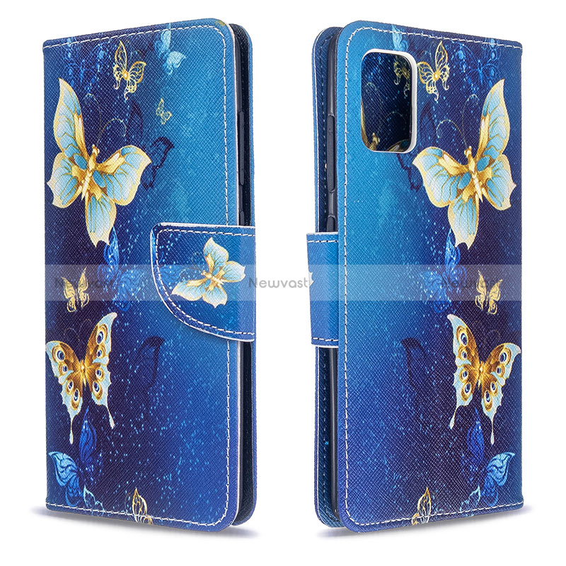 Leather Case Stands Fashionable Pattern Flip Cover Holder B03F for Samsung Galaxy M40S