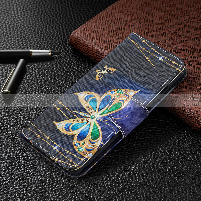 Leather Case Stands Fashionable Pattern Flip Cover Holder B03F for Samsung Galaxy S20 FE (2022) 5G