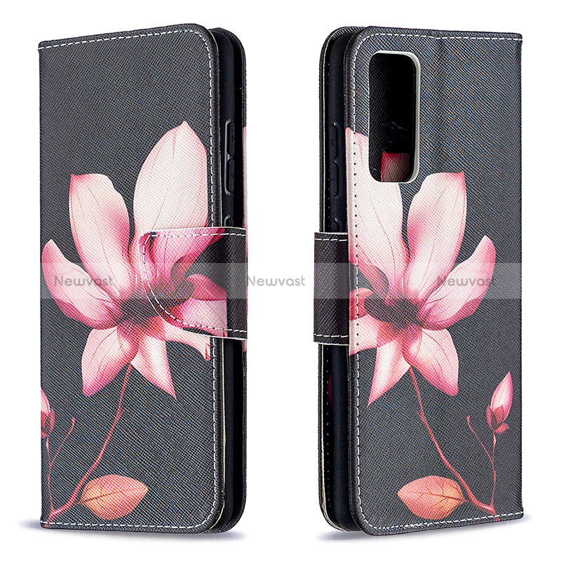 Leather Case Stands Fashionable Pattern Flip Cover Holder B03F for Samsung Galaxy S20 FE 4G