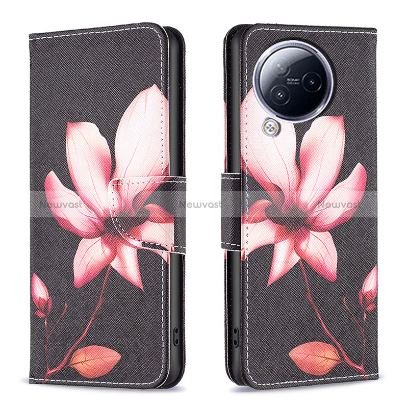 Leather Case Stands Fashionable Pattern Flip Cover Holder B03F for Xiaomi Civi 3 5G