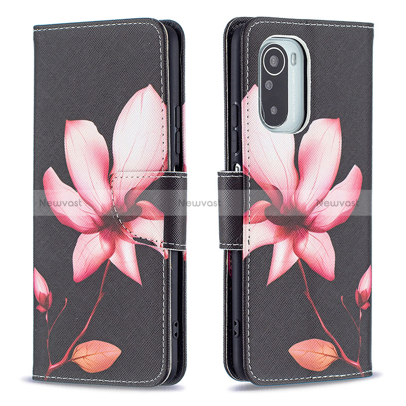 Leather Case Stands Fashionable Pattern Flip Cover Holder B03F for Xiaomi Mi 11i 5G