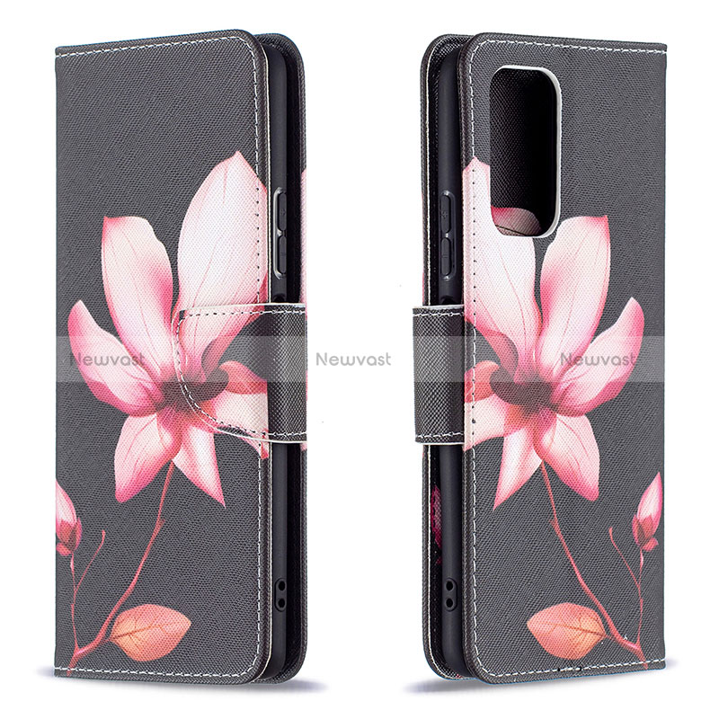 Leather Case Stands Fashionable Pattern Flip Cover Holder B03F for Xiaomi Redmi Note 10 Pro 4G