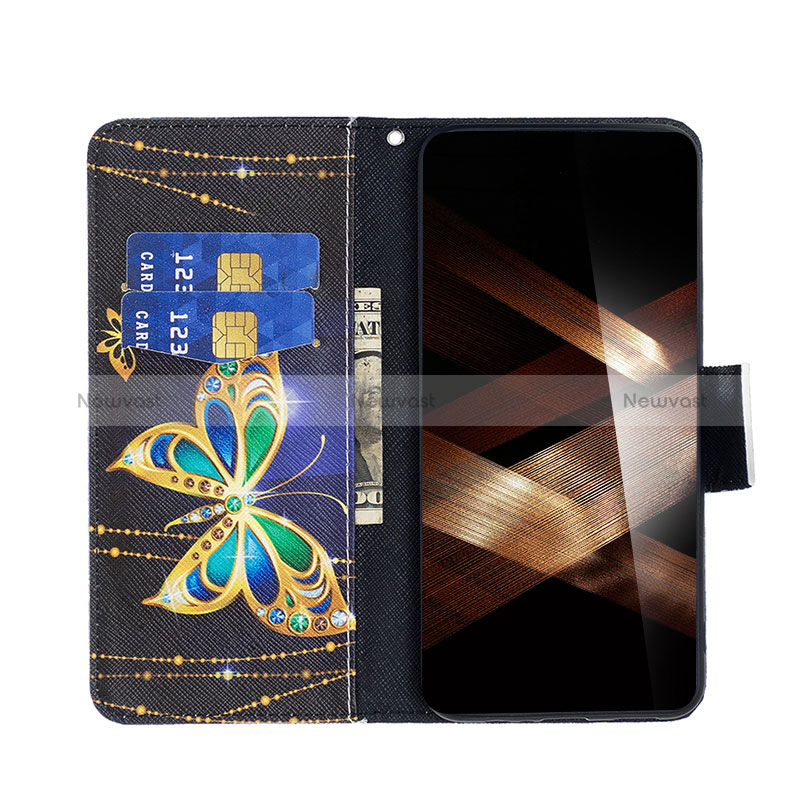 Flip Case Luxury Crossbody Leather Funda For Xiaomi Redmi Note 13