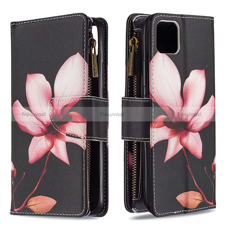 Leather Case Stands Fashionable Pattern Flip Cover Holder B04F for Realme C20