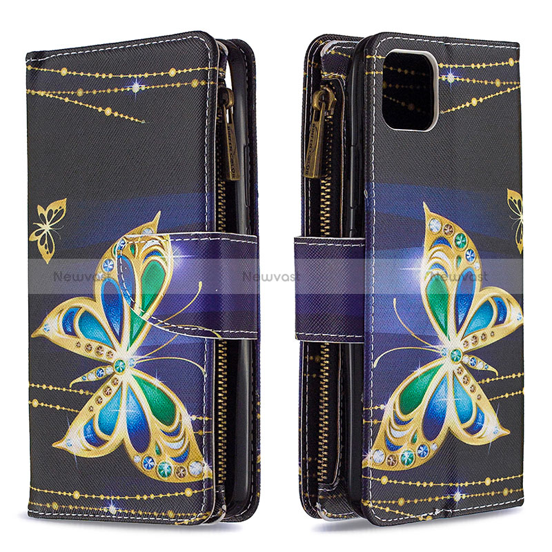 Leather Case Stands Fashionable Pattern Flip Cover Holder B04F for Realme C20