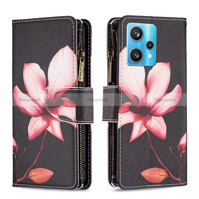 Leather Case Stands Fashionable Pattern Flip Cover Holder B04F for Realme Narzo 50 Pro 5G