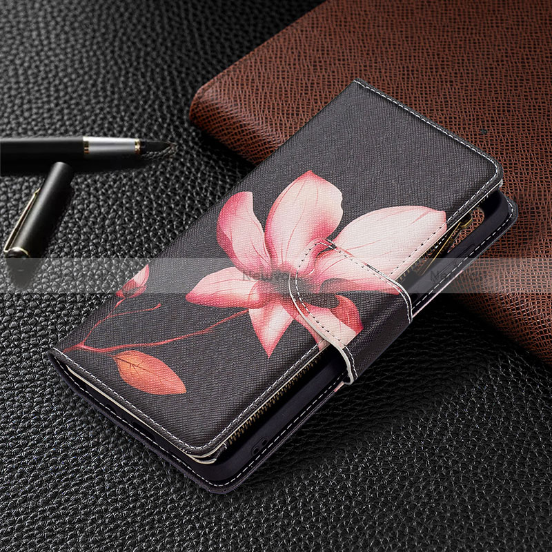 Leather Case Stands Fashionable Pattern Flip Cover Holder B04F for Samsung Galaxy A04s