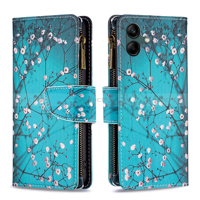 Leather Case Stands Fashionable Pattern Flip Cover Holder B04F for Samsung Galaxy F04