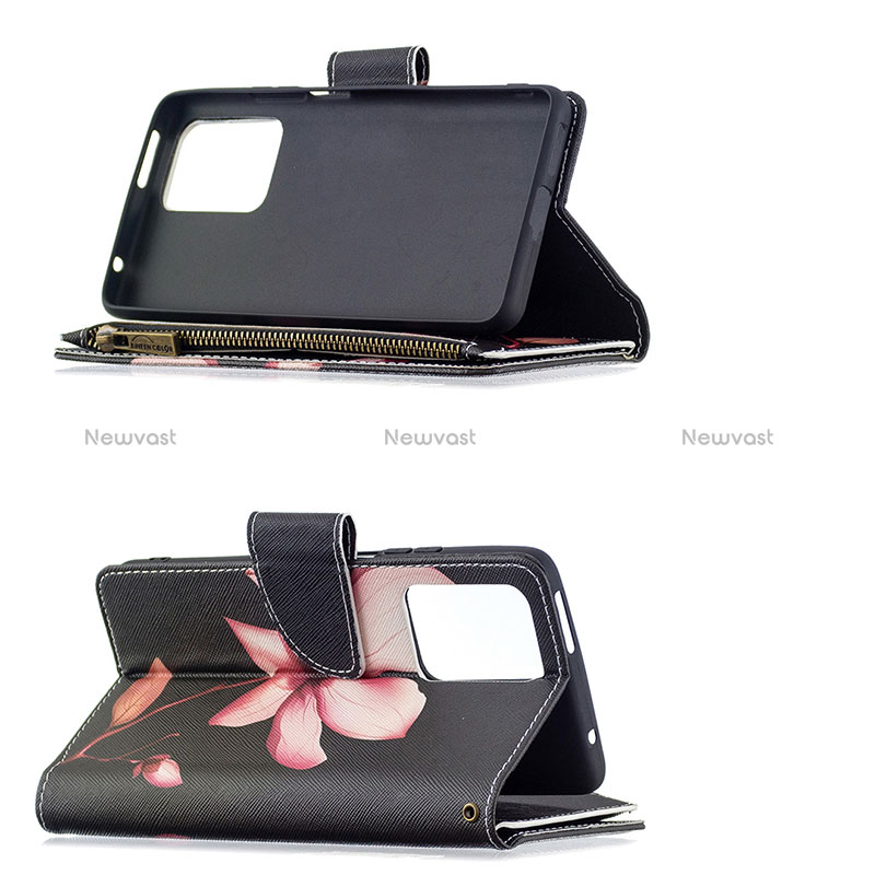 Leather Case Stands Fashionable Pattern Flip Cover Holder B04F for Xiaomi Mi 11T Pro 5G