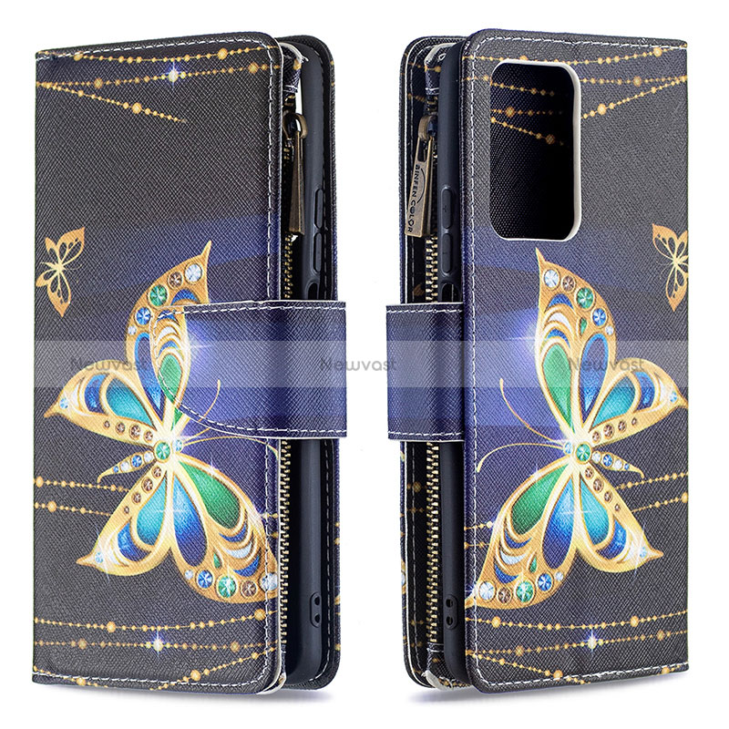 Leather Case Stands Fashionable Pattern Flip Cover Holder B04F for Xiaomi Mi 11T Pro 5G