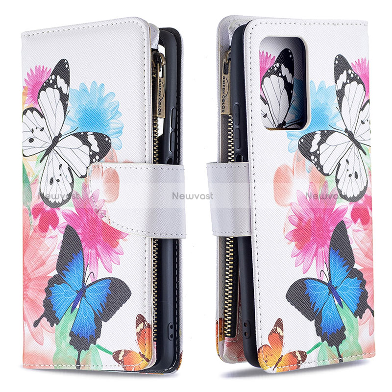 Leather Case Stands Fashionable Pattern Flip Cover Holder B04F for Xiaomi Mi 11T Pro 5G