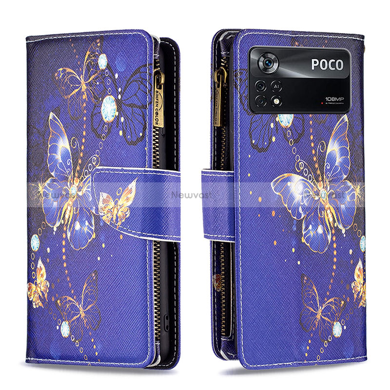 Leather Case Stands Fashionable Pattern Flip Cover Holder B04F for Xiaomi Redmi Note 11E Pro 5G