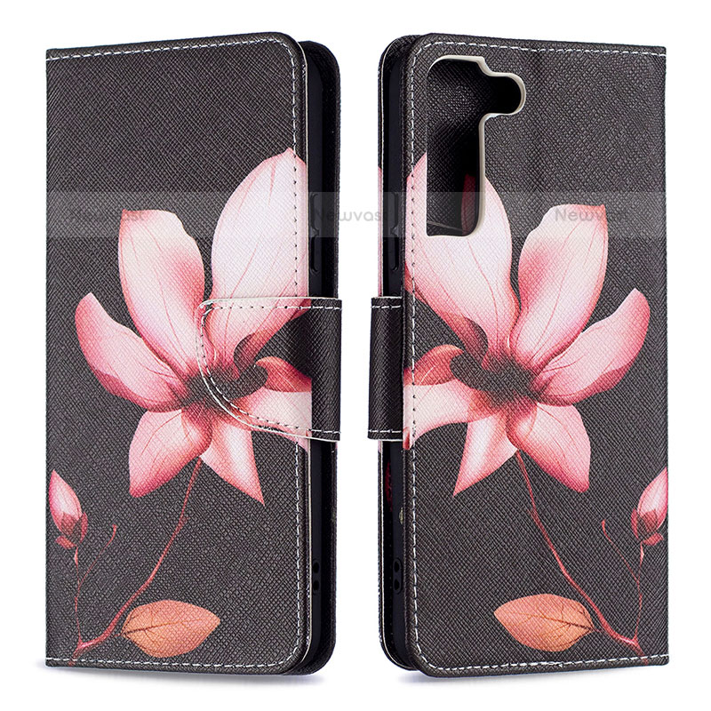 Leather Case Stands Fashionable Pattern Flip Cover Holder B09F for Samsung Galaxy S21 FE 5G