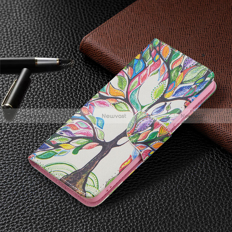 Leather Case Stands Fashionable Pattern Flip Cover Holder BF4 for Xiaomi Redmi Note 10 Pro Max