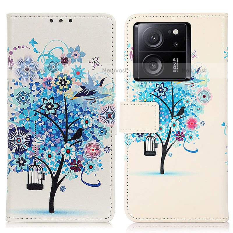 Leather Case Stands Fashionable Pattern Flip Cover Holder D02Y for Xiaomi Redmi K60 Ultra 5G