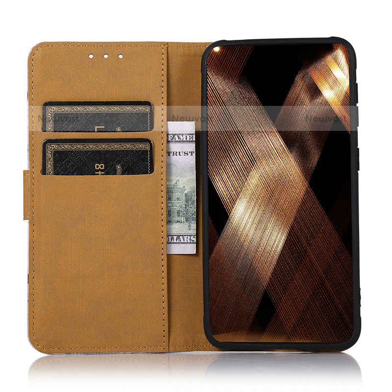 Leather Case Stands Fashionable Pattern Flip Cover Holder D02Y for Xiaomi Redmi K60 Ultra 5G