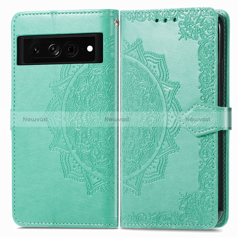 Leather Case Stands Fashionable Pattern Flip Cover Holder for Google Pixel 7 Pro 5G