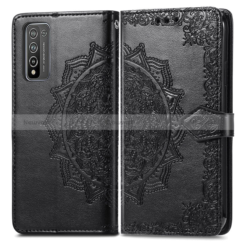 Leather Case Stands Fashionable Pattern Flip Cover Holder for Huawei Honor 10X Lite