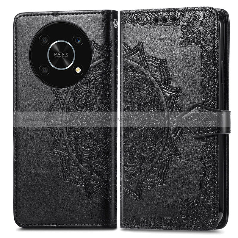 Leather Case Stands Fashionable Pattern Flip Cover Holder for Huawei Honor Magic4 Lite 5G