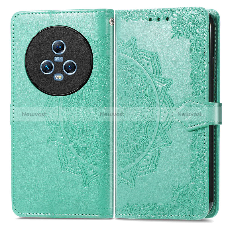 Leather Case Stands Fashionable Pattern Flip Cover Holder for Huawei Honor Magic5 5G