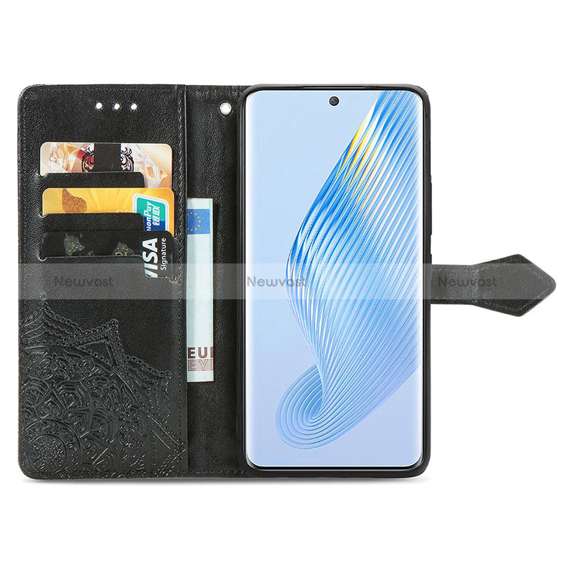 Leather Case Stands Fashionable Pattern Flip Cover Holder for Huawei Honor Magic5 5G