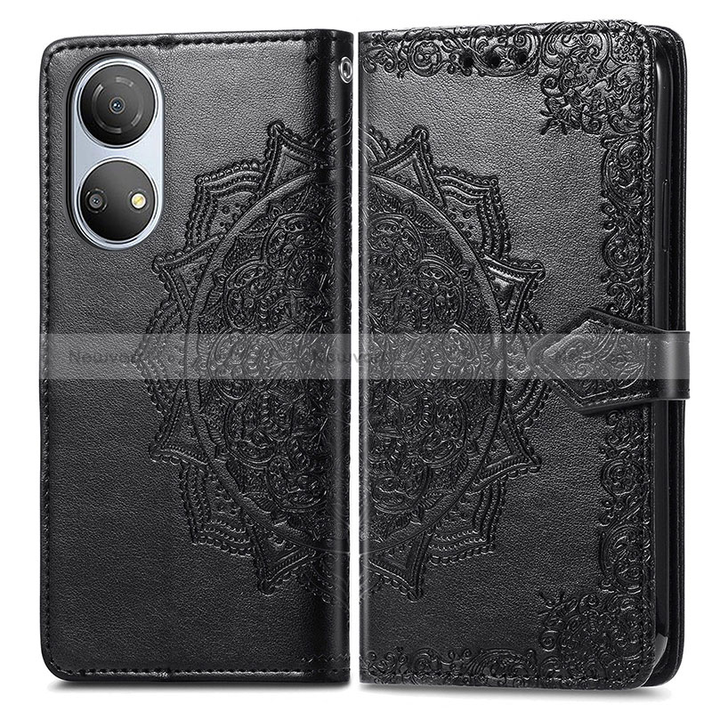 Leather Case Stands Fashionable Pattern Flip Cover Holder for Huawei Honor X7