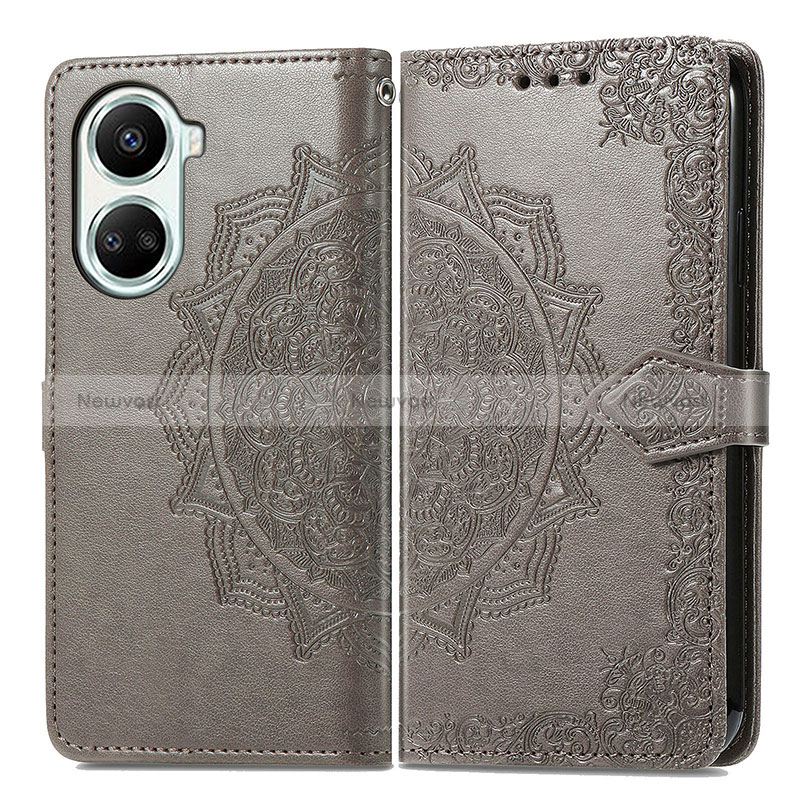 Leather Case Stands Fashionable Pattern Flip Cover Holder for Huawei Nova 10 SE