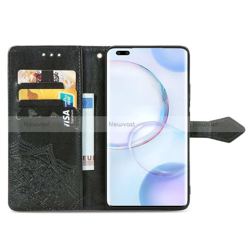 Leather Case Stands Fashionable Pattern Flip Cover Holder for Huawei Nova 9 Pro