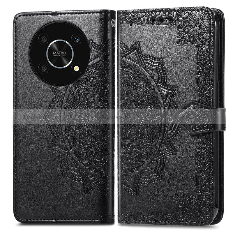 Leather Case Stands Fashionable Pattern Flip Cover Holder for Huawei Nova Y90