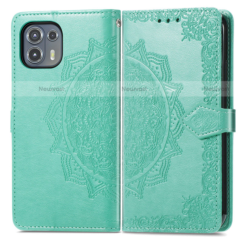 Leather Case Stands Fashionable Pattern Flip Cover Holder for Motorola Moto Edge 20 Lite 5G