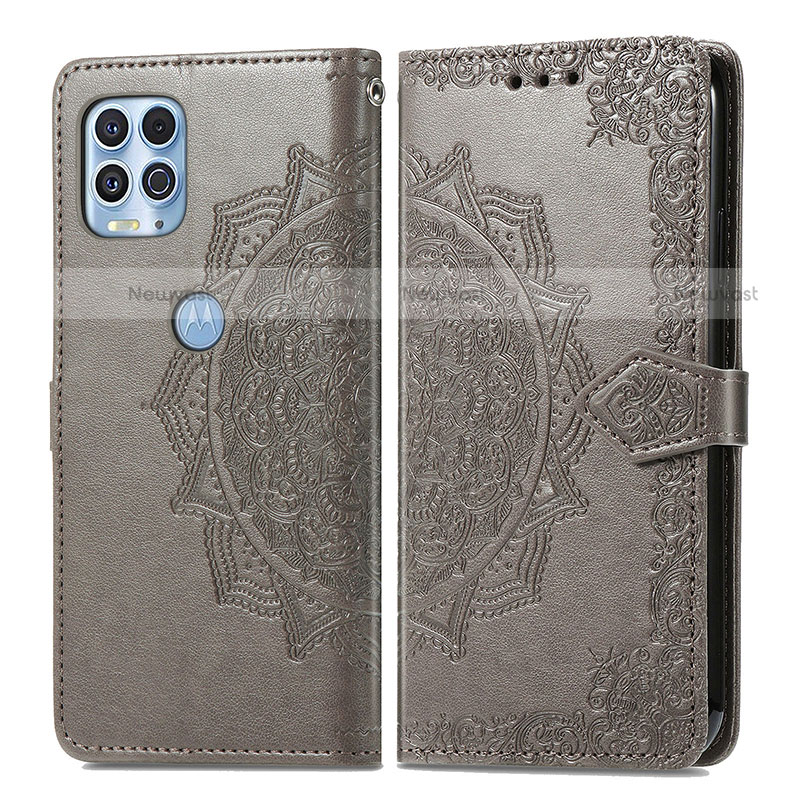 Leather Case Stands Fashionable Pattern Flip Cover Holder for Motorola Moto Edge S 5G