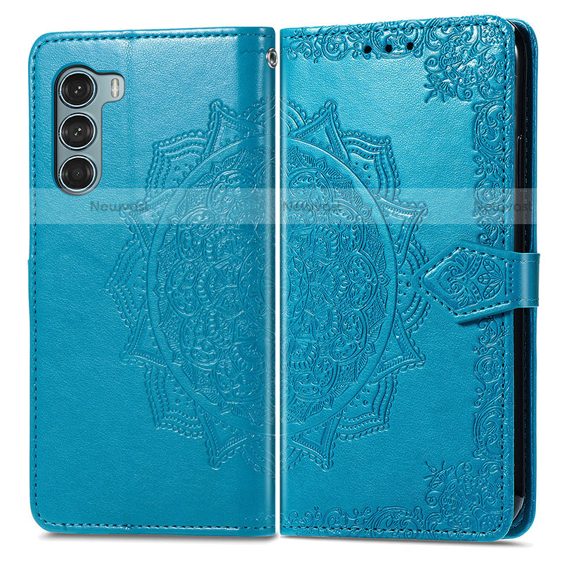 Leather Case Stands Fashionable Pattern Flip Cover Holder for Motorola Moto Edge S30 5G