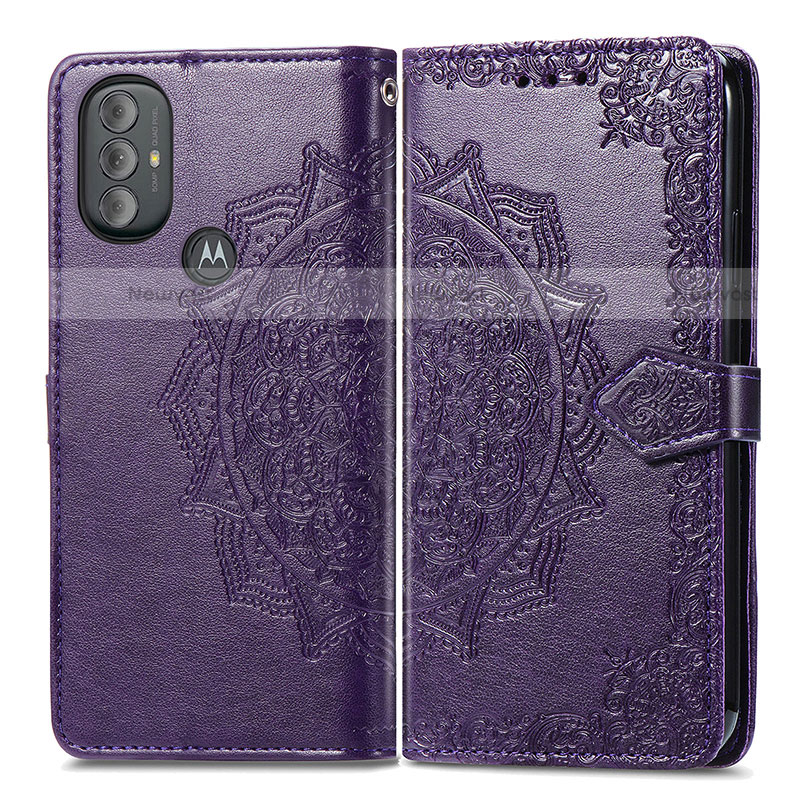 Leather Case Stands Fashionable Pattern Flip Cover Holder for Motorola Moto G Play Gen 2